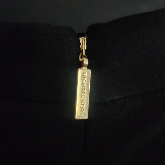 $165 retail-NWOT-Michael Kors Astor Women's Black Crepe Jumpsuit - Size M PETITE - Picture 8 of 16